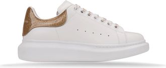 Alexander McQueen Sneakers, female, White, 7 UK, Leather sneaker with contrasting heel