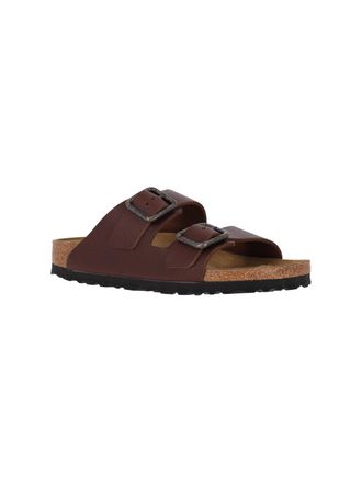 Birkenstock Two-Strap Slide Sandal - Brown