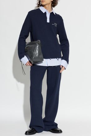 Misbhv Straight-leg Trousers, Mens, Navy Blue