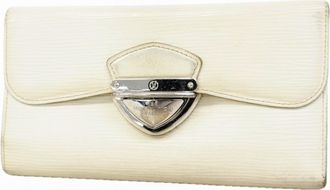 Louis Vuitton Lv Off White Long Wallet (Tri-Fold) (Pre-Owned)