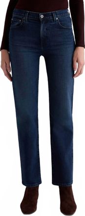 AG - Adriano Goldschmied Brinley Mid-Rise Straight Jean In Midnight Sun