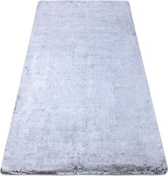 RugsX Rugsx - Alfombra De Lavado Moderna Lapin Shaggy Antideslizante Gris / Marfil Grey 120x160 Cm