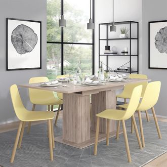 Vicco Mesa De Comedor Dix, Sonoma, 140 X 90 Cm Vicco