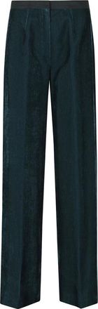 Forte_Forte Dames, Broeken, Blauw, Maat: M