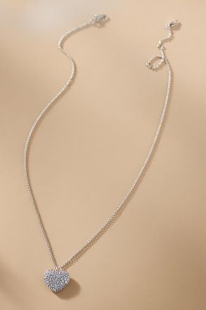 Nadri Gifted Pavé Crystal Heart Pendant Necklace