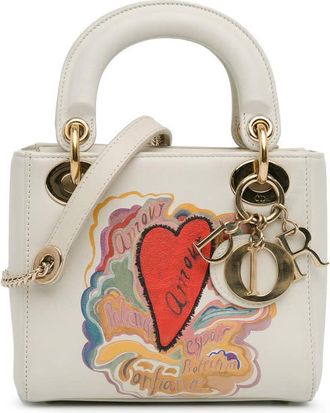Dior Pre-owned Dior DiorAmour Niki De Saint Phalle Mini Calfskin Lady Dior 15-BO-0168