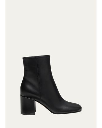Gianvito Rossi 70mm Joelle Leather Booties