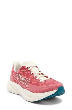 Hoka One One Mach 7 Running Shoe in Lingonberry /Cranberry at Nordstrom, Size 10.5
