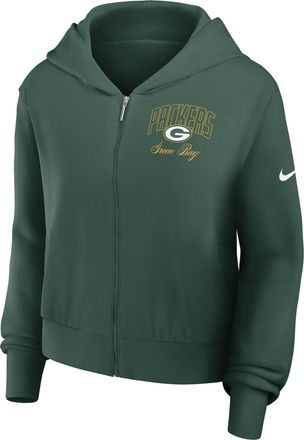 Nike Green Bay Packers Primetime Nike Womens NFL Full-Zip Hoodie in Green | 035D3EE7T-VM3