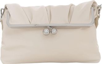 Max Mara Slalom Pasticcino Bag - Dames - Schoudertassen - Wit - ONE Size - Leer - Tassen