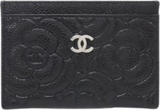 Chanel Pre-owned Vintage Card Case - Dames - Vintage Accessoires - Zwart - ONE Size - Vintage