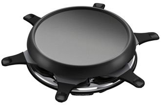 Moulinex M&aacute;quina Raclette 6 Personas 700w + Plancha + Crepera - Re151812