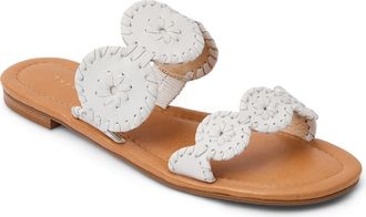 Jack Rogers Lauren II Sandal in White at Nordstrom, Size 5.5