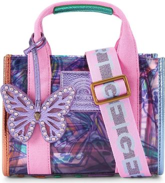Kurt Geiger Extra Small Southbank Vinyl Clear Tote in Light/Pastel Purple at Nordstrom