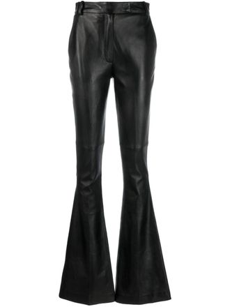 【関税込み】The Attico ブラック ロング トラウザーズ Black long pants for Women | THE ATTICO®