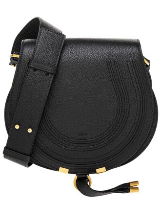 Chlo&eacute; Marcie Leather Saddle Bag