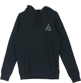HUF Zwarte hoodie met trekkoord capuchon - Heren - Hoodies - Zwart - XL - Katoen - Hoodies & sweatvesten