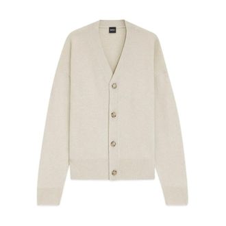 HUGO BOSS Ucone Jumper - male - Hugo - Cardigans - White - XL - Knitwear