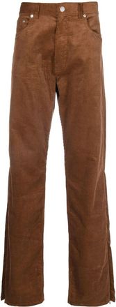 VTMNTS straight-leg corduroy trousers - men - Cotton - 36 - Brown