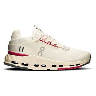 On Womens Cloudnova 2 - Running Shoes Grenadine/Ivory Size 10.0