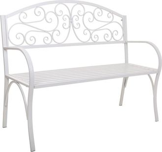 Wanderlust Deco Wanderlust Deco - Banco De Metal Blanco 123x53x91