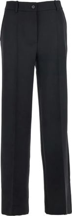 P.A.R.O.S.H. Pantaloni in gabardine con tasche - Nero