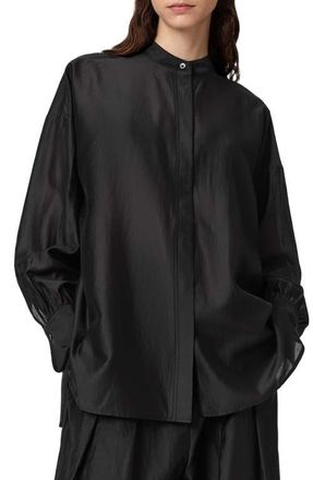 AllSaints BANU SHIRT in Black at Nordstrom, Size 12 Us