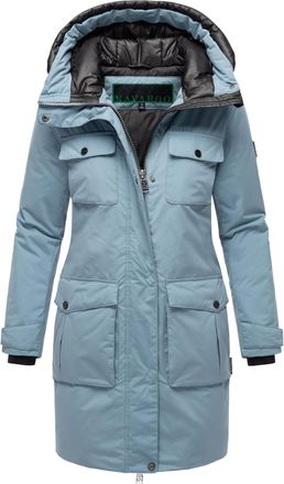 Navahoo Eissturm dames wintermantel met capuchon en fleecevoering