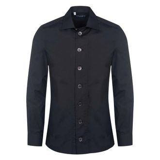 Dolce & Gabbana Casual Hemden - Heren - Overhemden - Zwart - Maat: S