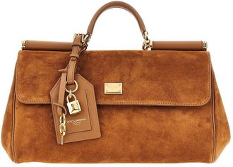 Dolce & Gabbana Suede leather My Sicily handbag Woman One Size