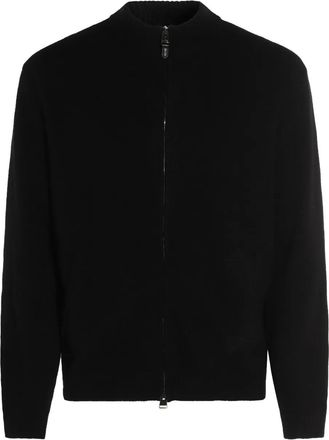 Canali Maglione con zip - Nero