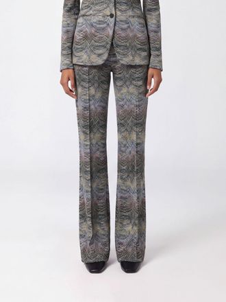 Missoni High-Waisted Multicolour Zig Zag Flared Trousers