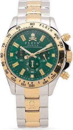 Philipp Plein Nobile quartz 43mm - men - glass/stainless steel - One Size - Gold