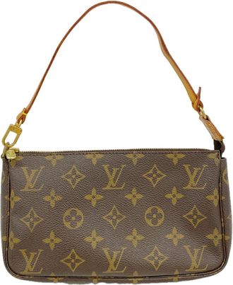 Louis Vuitton Brown Pouch (Pre-Owned)