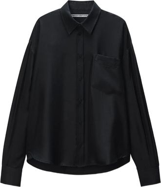 Alexander Wang Camicia con maniche dettaglio cut-out - Nero