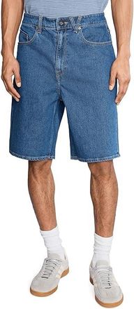 Volcom Billow Denim Shorts 22 Mens Shorts Bold Blue : 28 9, Cotton/Elastane
