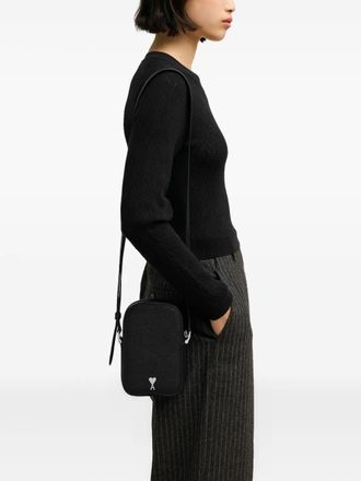 Ami Paris Paris Vertical schoudertas - Zwart