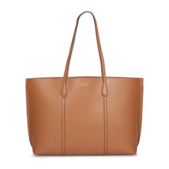 Tory Burch Perry Tote - Dames - Tassen - Bruin - Maat: ONE Size Katoen