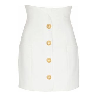 Balmain Mujer, Faldas, Blanco, Talla: XL