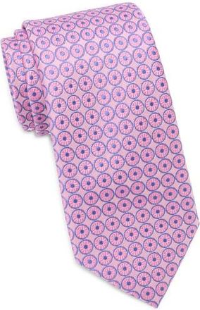 Ted Baker Westferry Circle Neat Silk Blend Tie in Rose at Nordstrom Rack