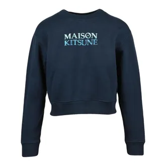 Maison Kitsun&eacute; Donna, Felpe, Blu, S, new
