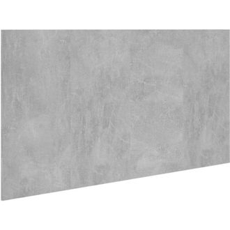vidaXL Cabecero De Cama Madera Contrachapada Gris 160x1,5x80 Cm Vidaxl