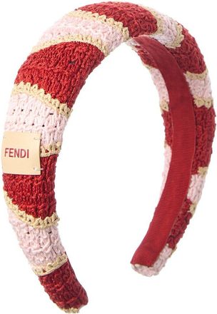 Fendi Fendi Logo Crochet Headband