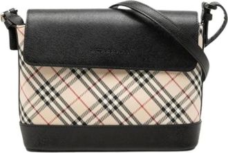 Burberry Borsa a tracolla Pre-owned in tela - - Pre-owned - Donna - Beige - ONE SIZE