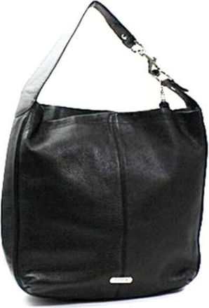 Coach Pre-owned Shoulder Bags, female, Black, Size: ONE SIZE Pre-owned Leather Shoulder Bag