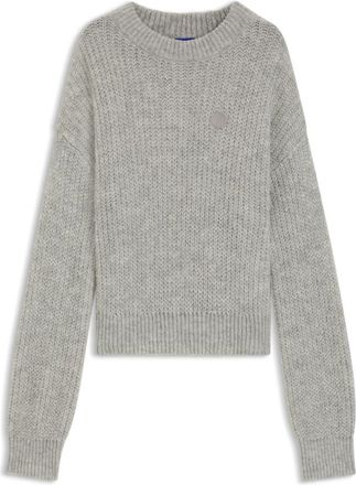 HUGO BOSS Knitted sweater with Happy HUGO badge