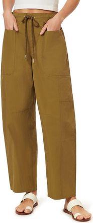 Scotch & Soda The Arc Barrel Leg Drawstring Pants in Khaki Green at Nordstrom Rack, Size X-Small