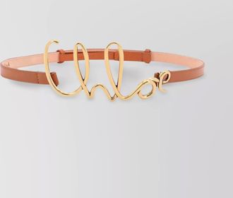 Chloé leather belt with one loop