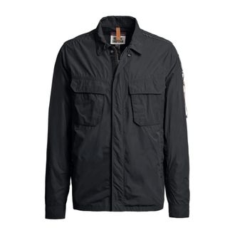 Parajumpers Millard Black Overshirt Jacket - Heren - Zomerjassen - Zwart - L - Katoen - Jassen