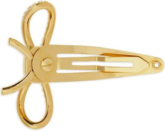 Ferragamo Vara Bow Hair Clip - Gold